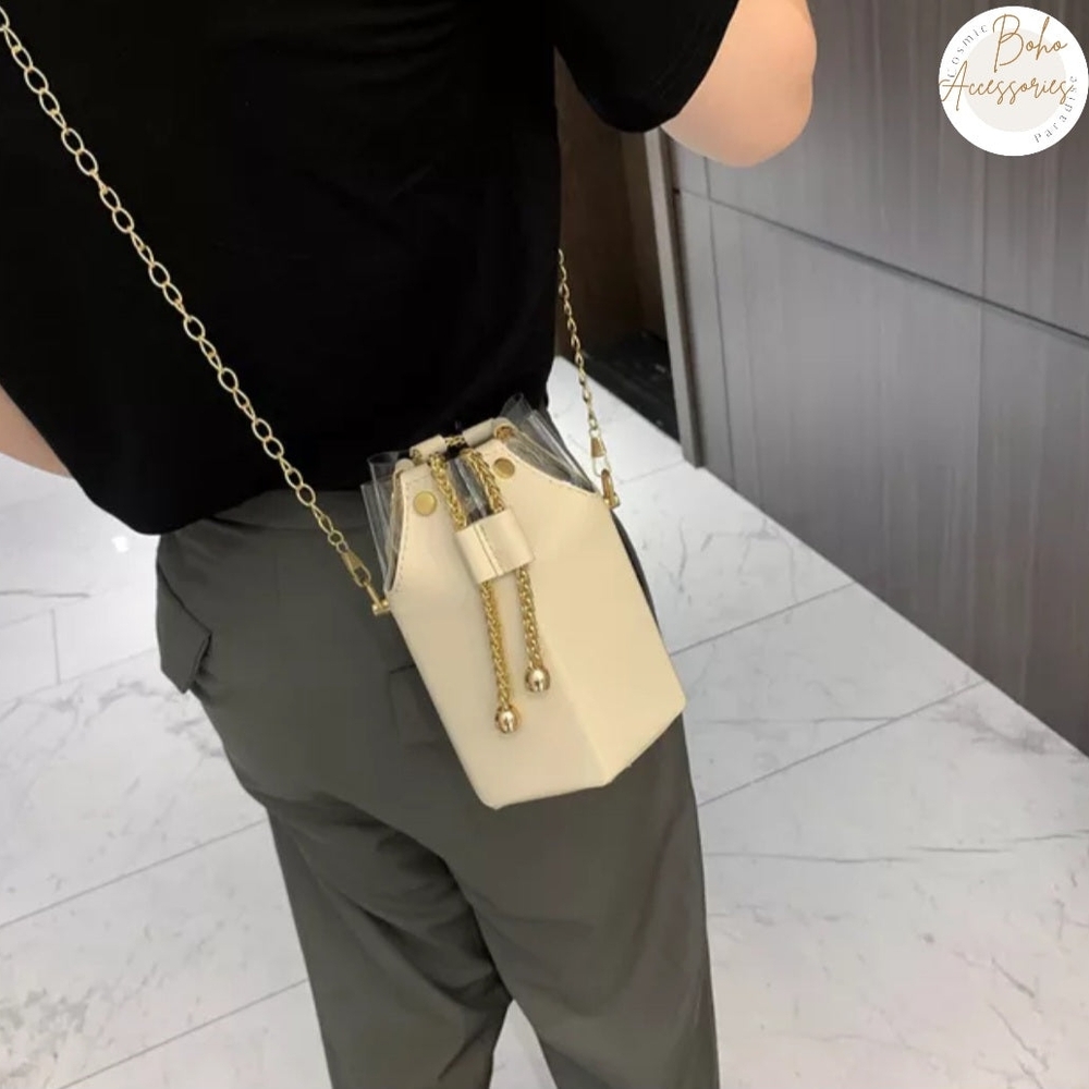 Cream Crossbody Bag
